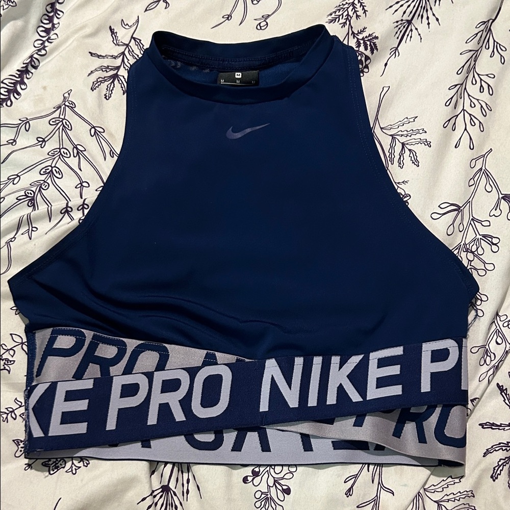 Nike Pro Dark Blue Sports Bra